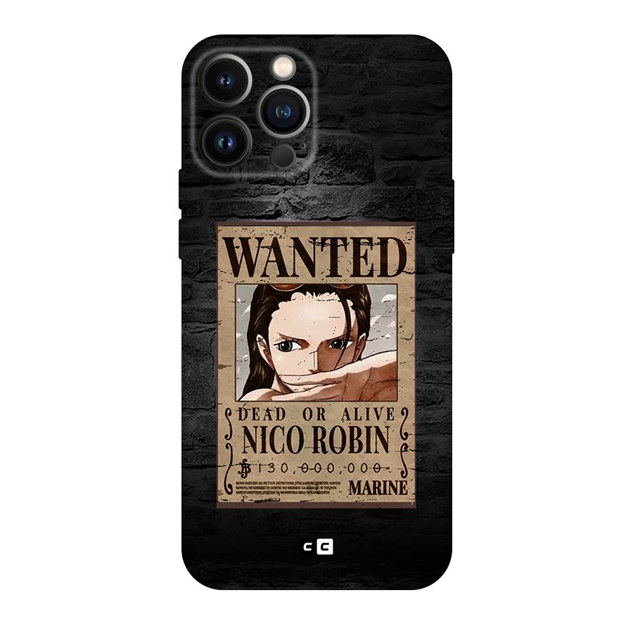 Nico Robin Wanted Original Polycarbonate Back Case for iPhone 13 Pro Max