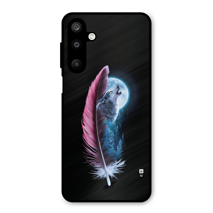 Night Howler Metal Back Case for Galaxy M16