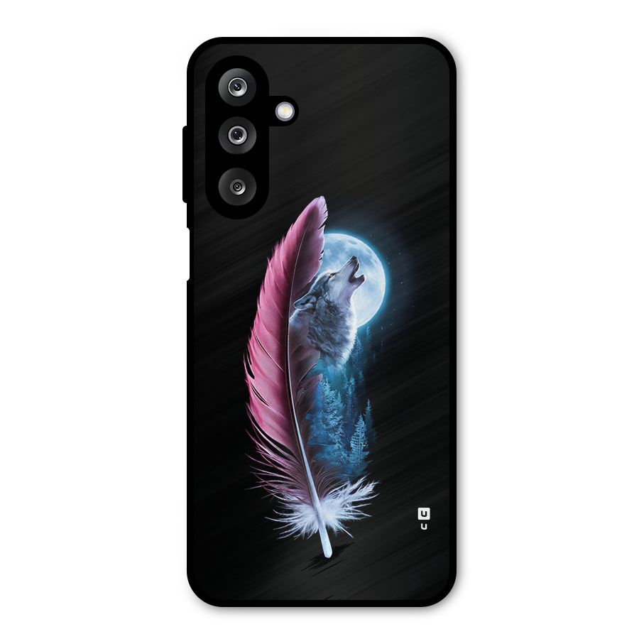 Night Howler Metal Back Case for Galaxy M36