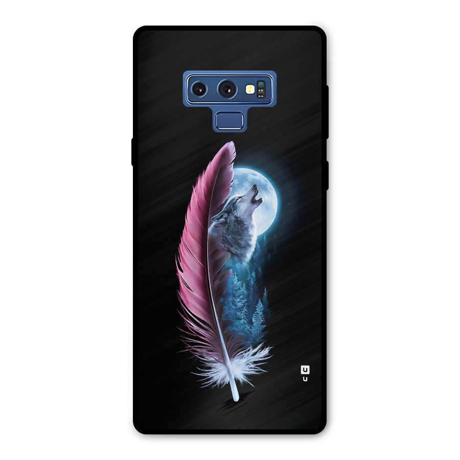 Night Howler Metal Back Case for Galaxy Note 9