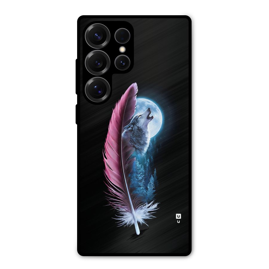 Night Howler Metal Back Case for Galaxy S25 Ultra