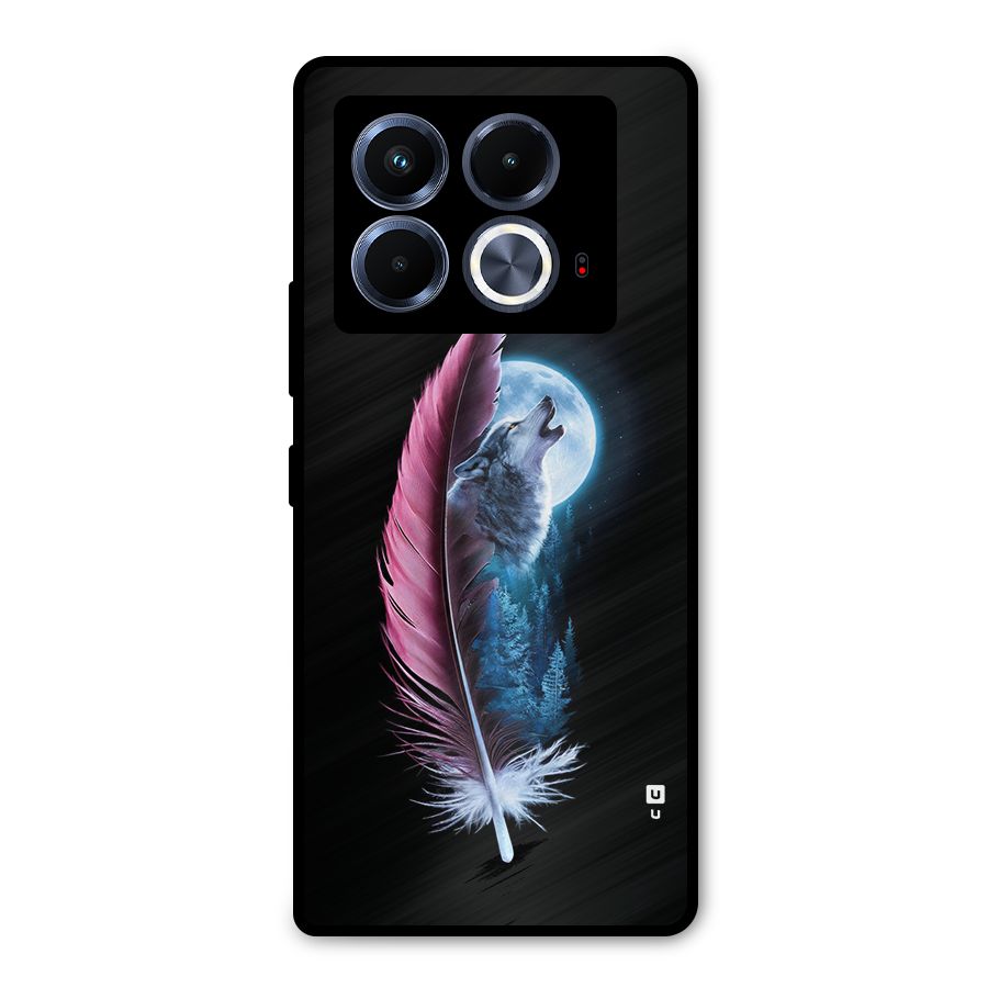Night Howler Metal Back Case for Infinix Note 40 5G