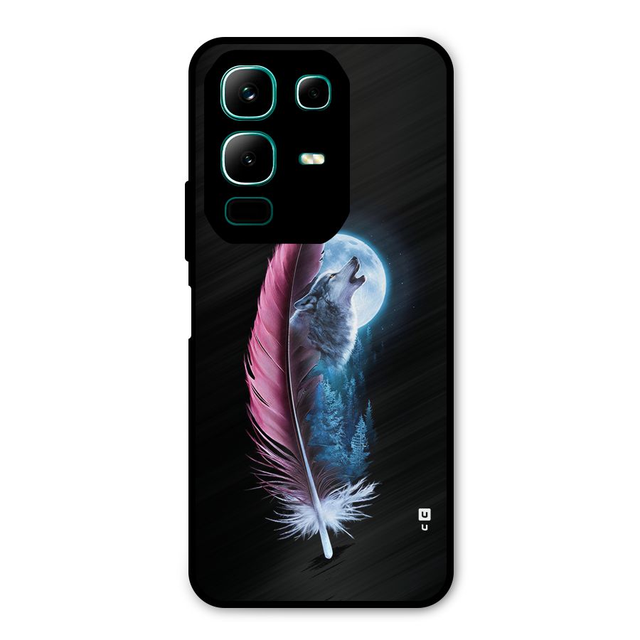 Night Howler Metal Back Case for Infinix Note 50x