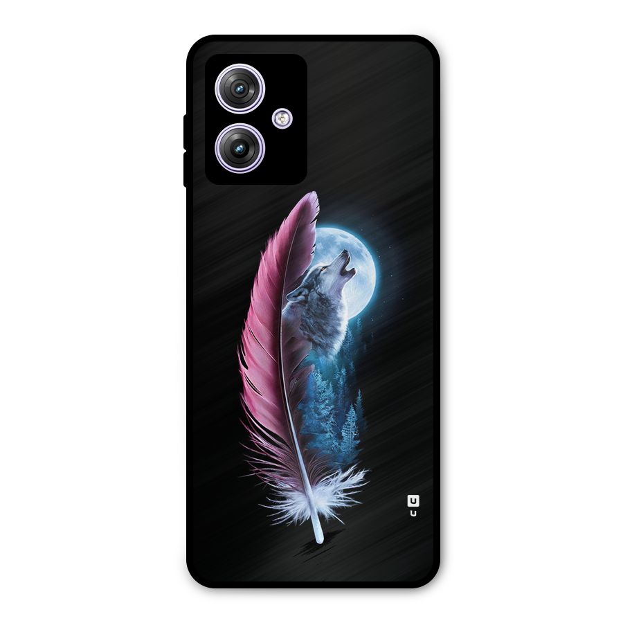 Night Howler Metal Back Case for Moto G64