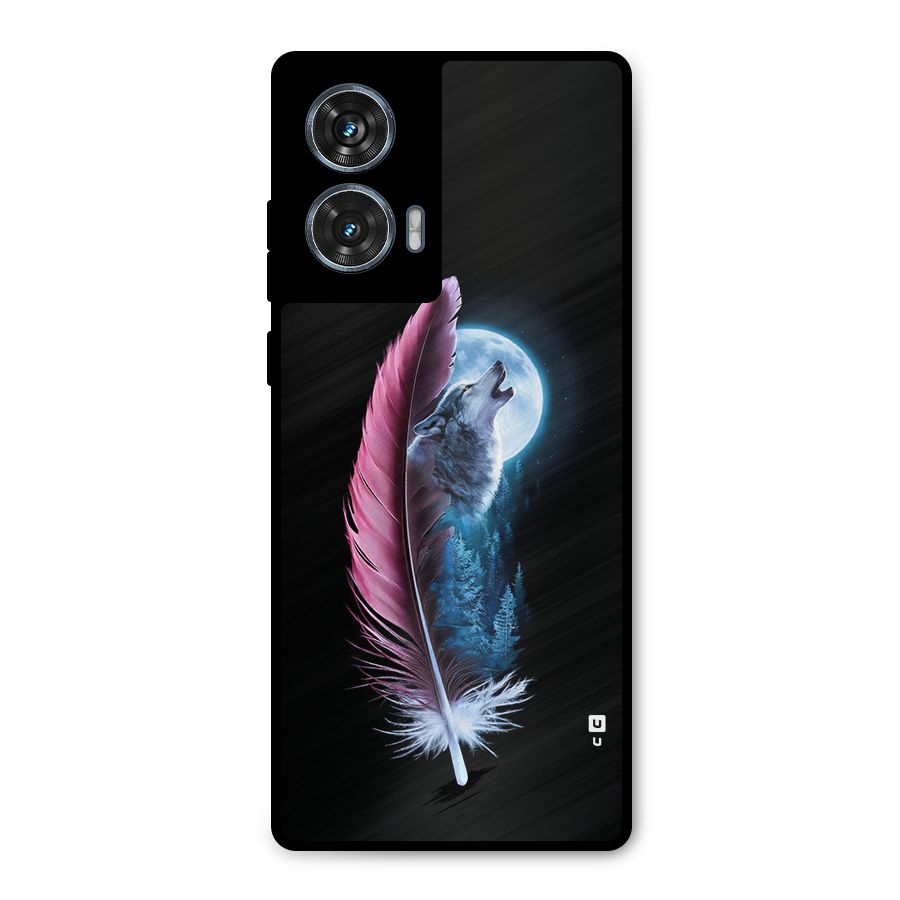 Night Howler Metal Back Case for Motorola Edge 50 Fusion