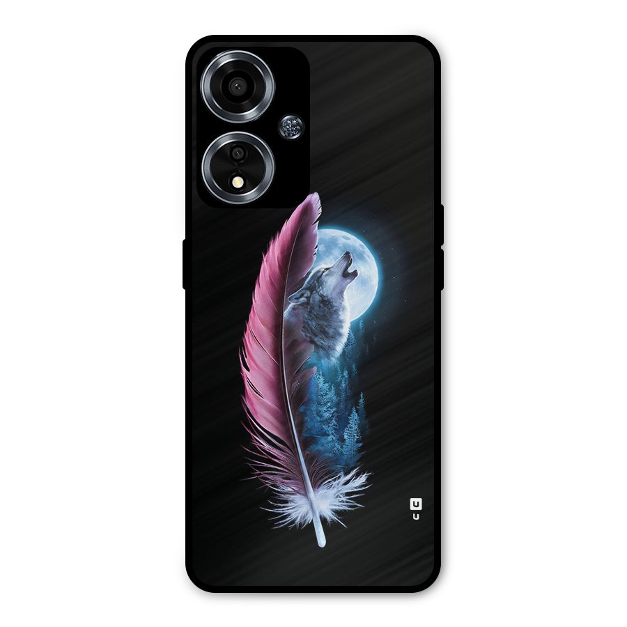 Night Howler Metal Back Case for Oppo A59