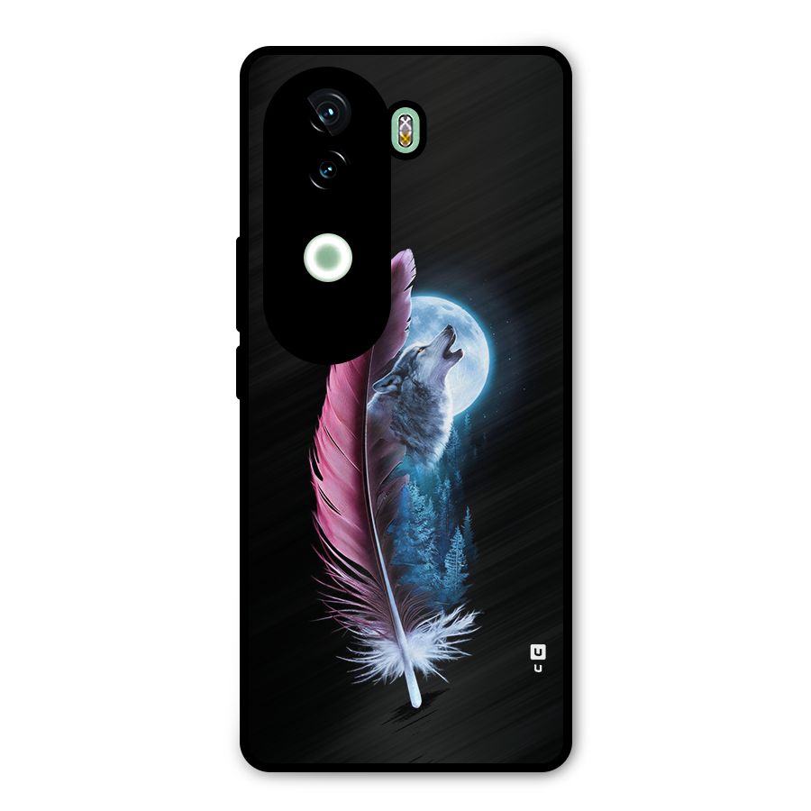 Night Howler Metal Back Case for Vivo V40e