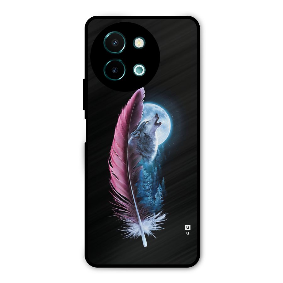 Night Howler Metal Back Case for Vivo Y58