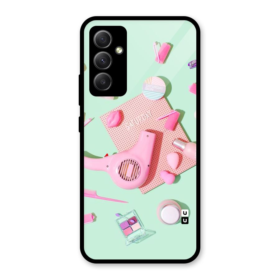Night Out Slay Glass Back Case for Galaxy A34