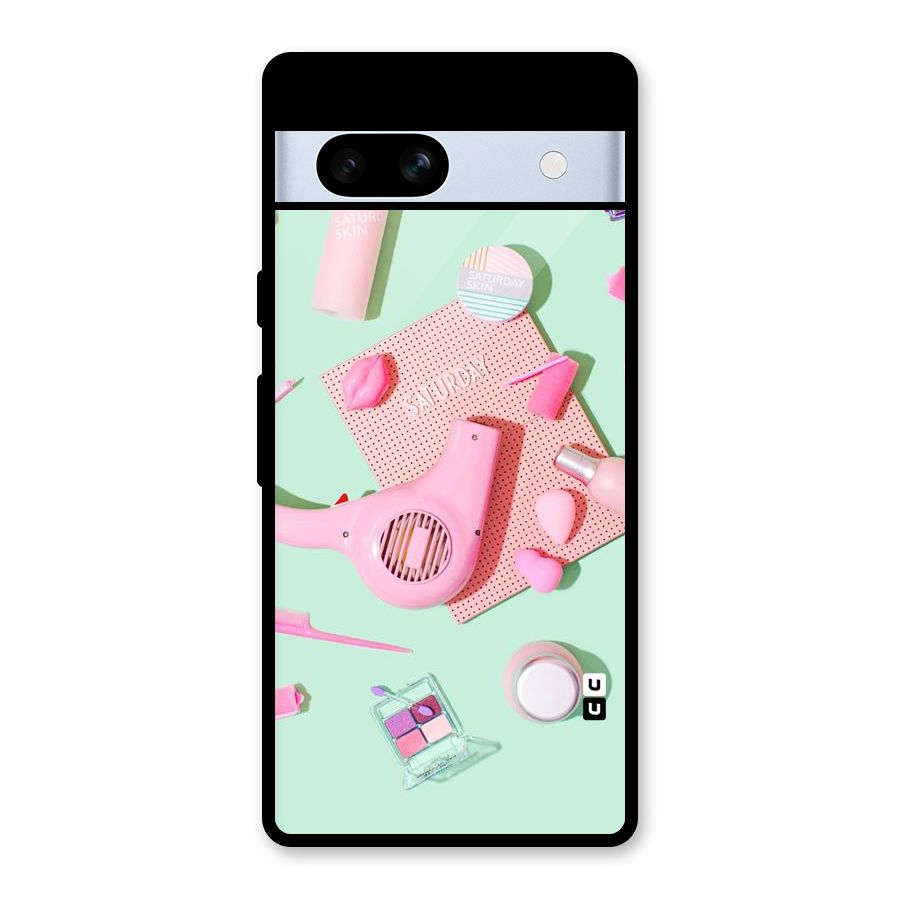 Night Out Slay Glass Back Case for Google Pixel 7a