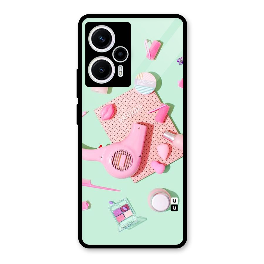 Night Out Slay Glass Back Case for Poco F5
