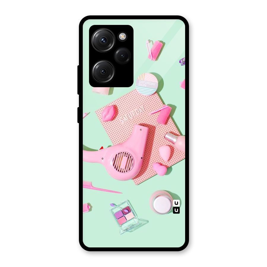 Night Out Slay Glass Back Case for Poco X5 Pro