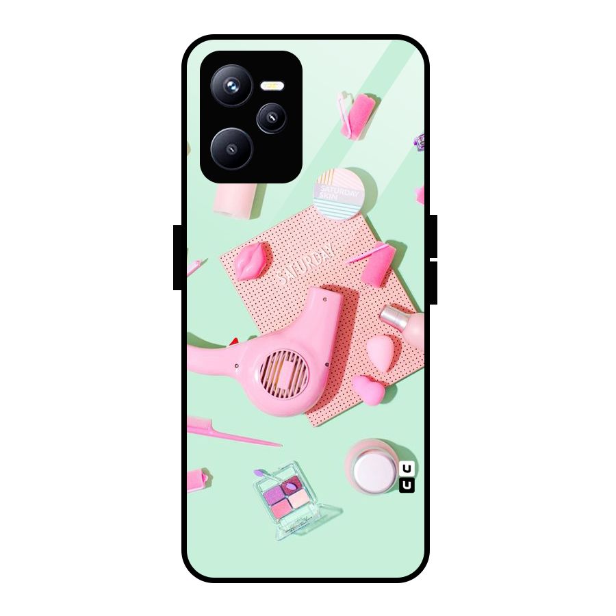Night Out Slay Glass Back Case for Realme C35