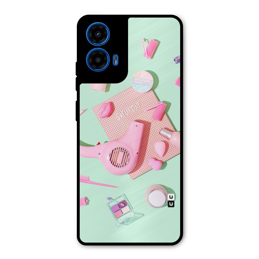 Night Out Slay Metal Back Case for Moto G45