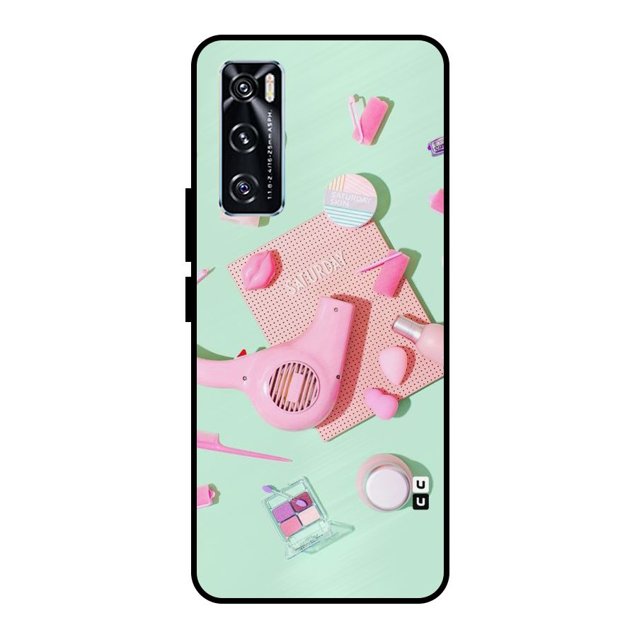 Night Out Slay Metal Back Case for Vivo V20 SE