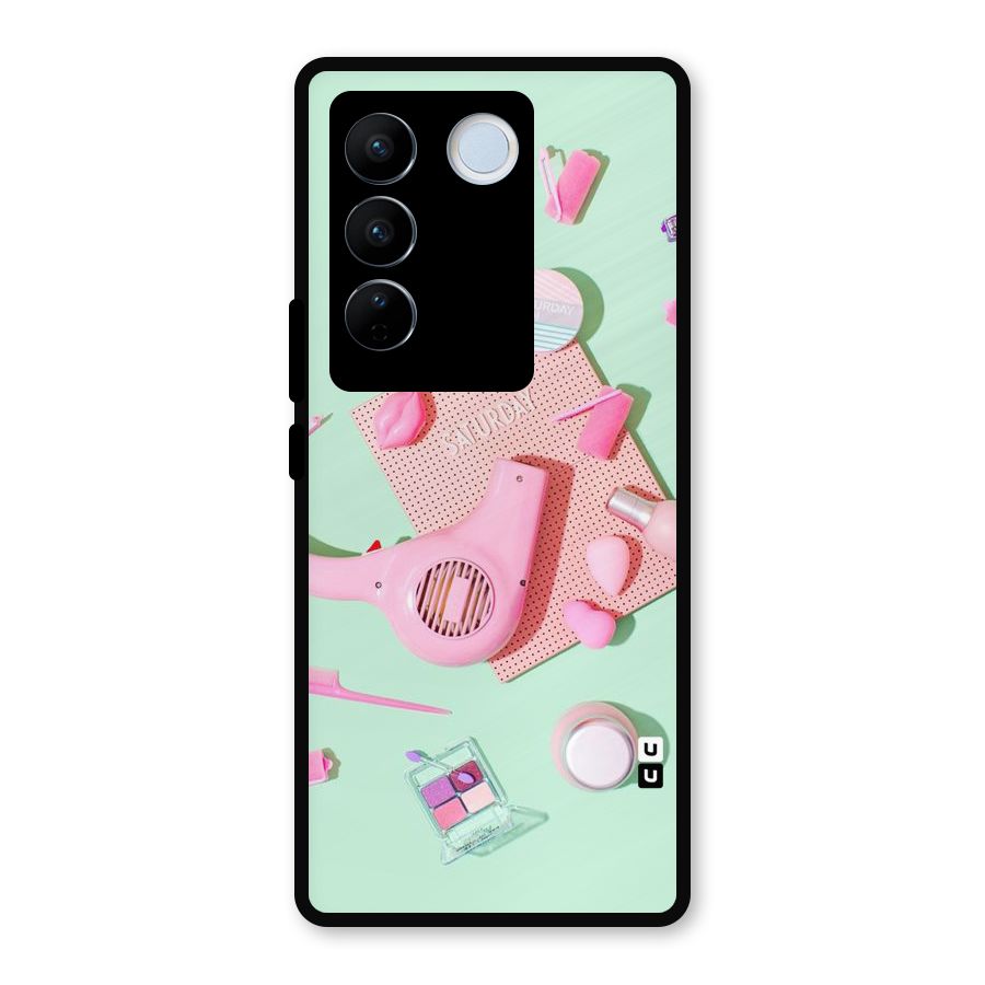 Night Out Slay Metal Back Case for Vivo V27