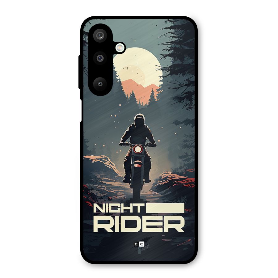 Night Rider Metal Back Case for Galaxy M16