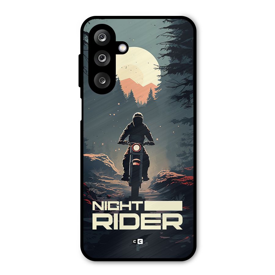 Night Rider Metal Back Case for Galaxy M36