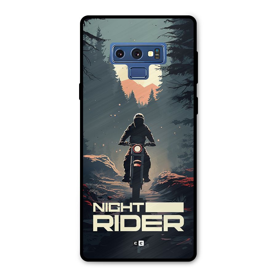 Night Rider Metal Back Case for Galaxy Note 9