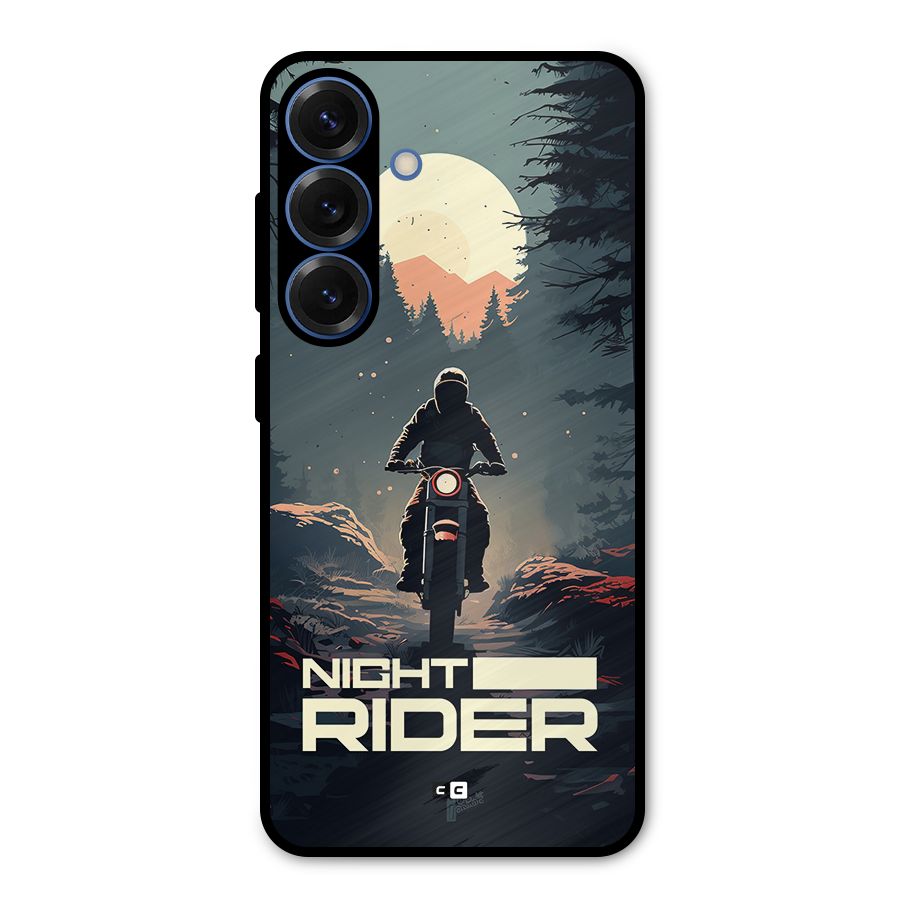 Night Rider Metal Back Case for Galaxy S25