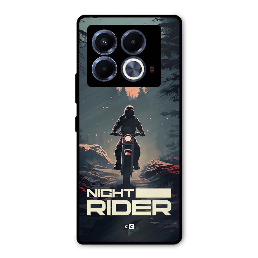 Night Rider Metal Back Case for Infinix Note 40 5G