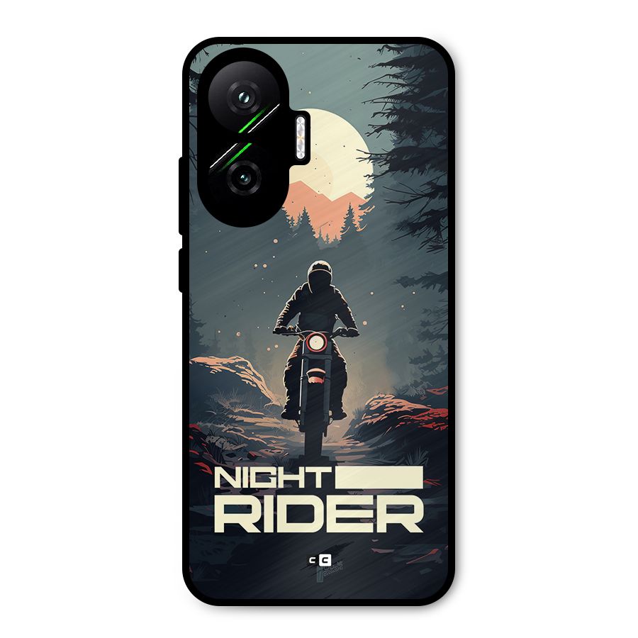 Night Rider Metal Back Case for Poco F7