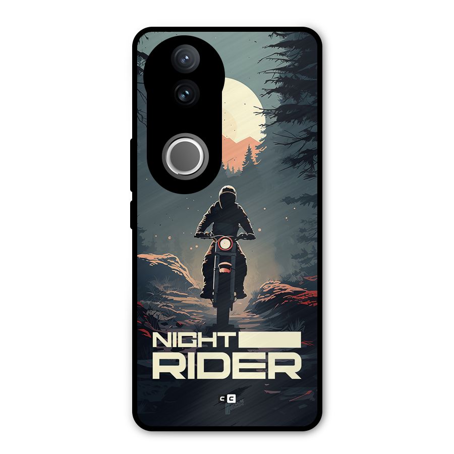 Night Rider Metal Back Case for Vivo V50e