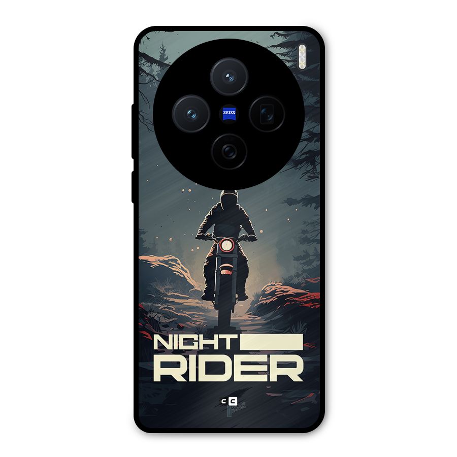 Night Rider Metal Back Case for Vivo X200
