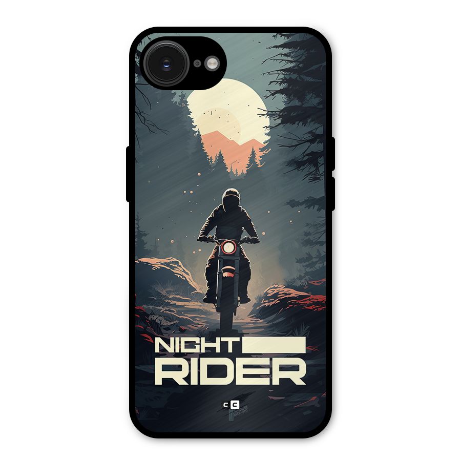Night Rider Metal Back Case for iPhone 16e