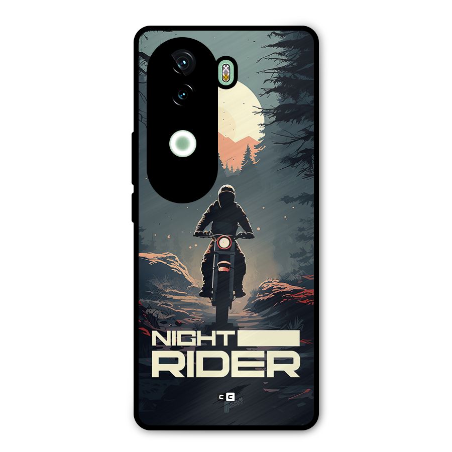 Night Rider Metal Back Case for iQOO Z9s