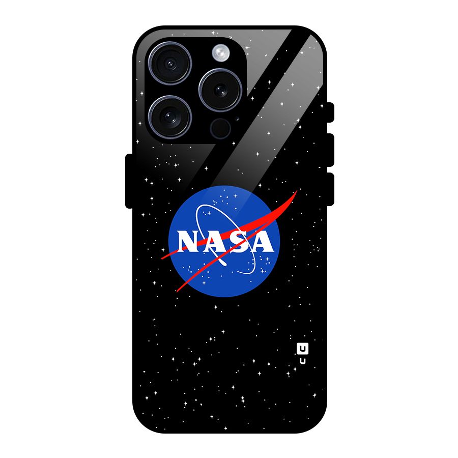 Night Sky NASA Glass Back Case for iPhone 15 Pro