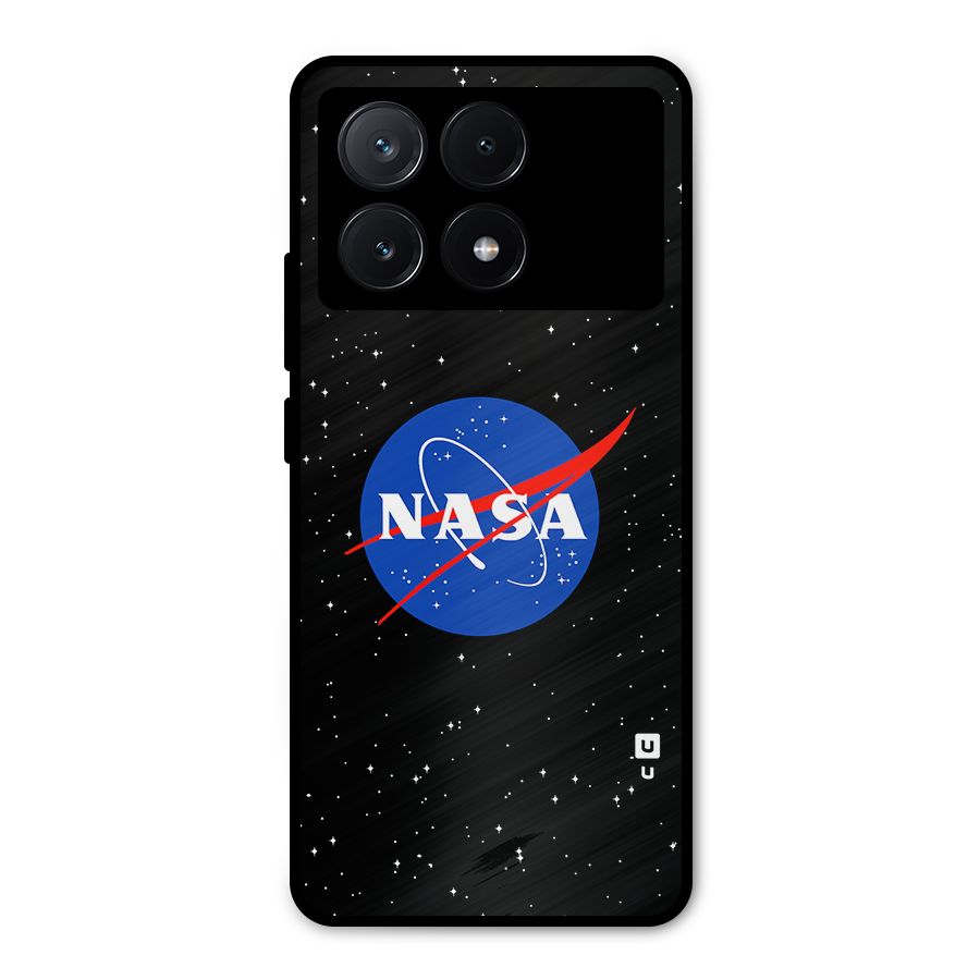Night Sky NASA Metal Back Case for Poco X6 Pro