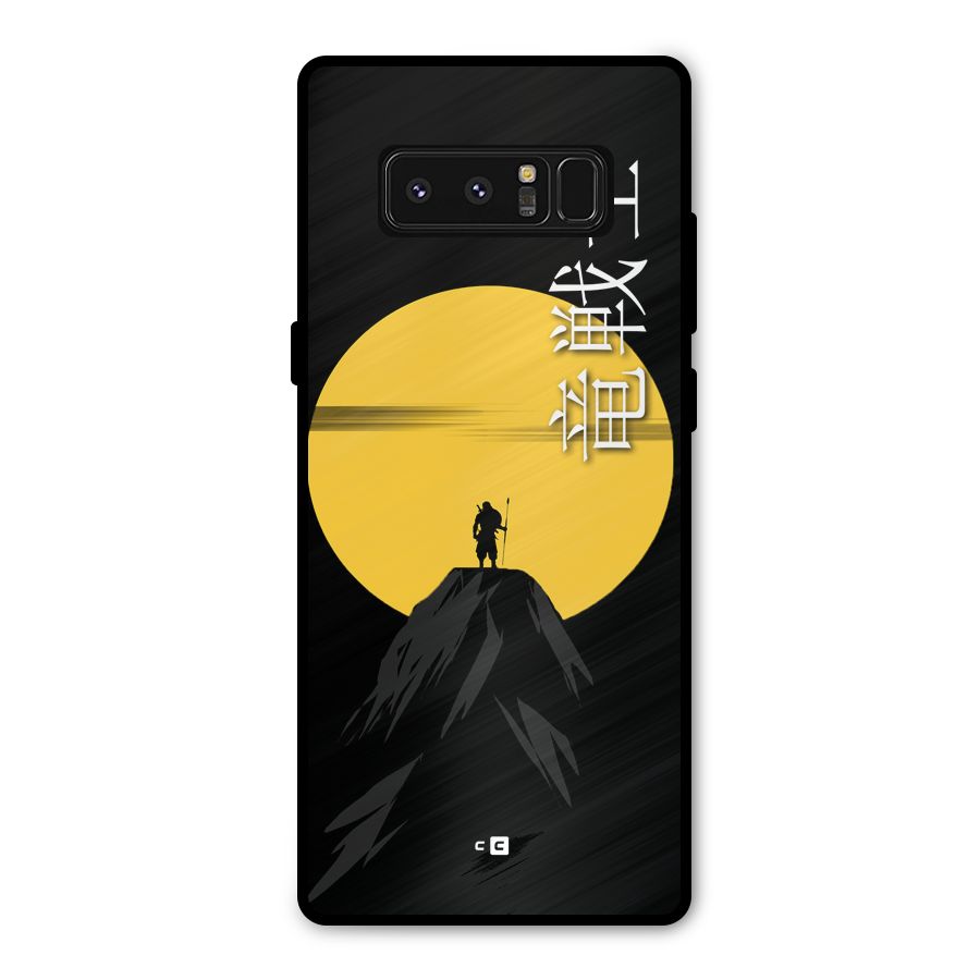 Night Warrior Metal Back Case for Galaxy Note 8