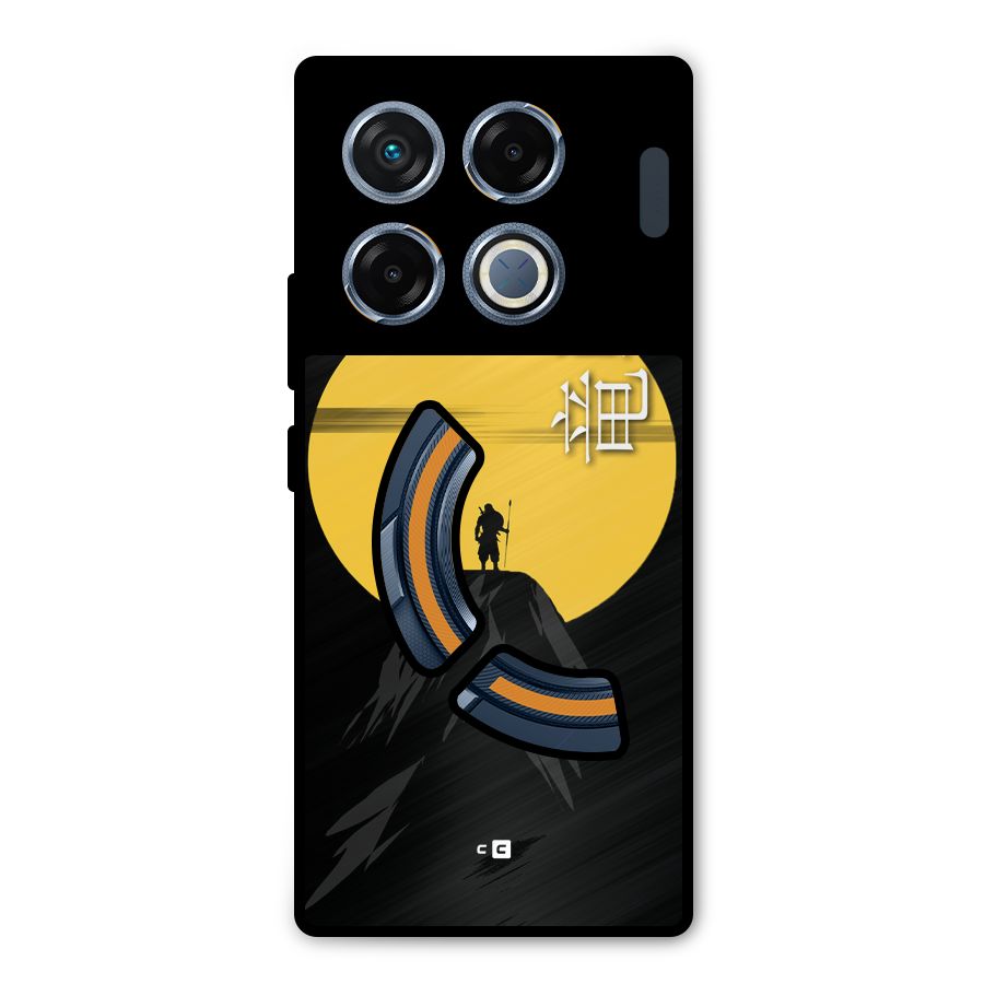 Night Warrior Metal Back Case for Infinix GT 20 Pro