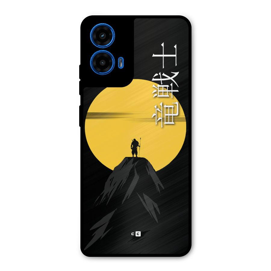Night Warrior Metal Back Case for Moto G45