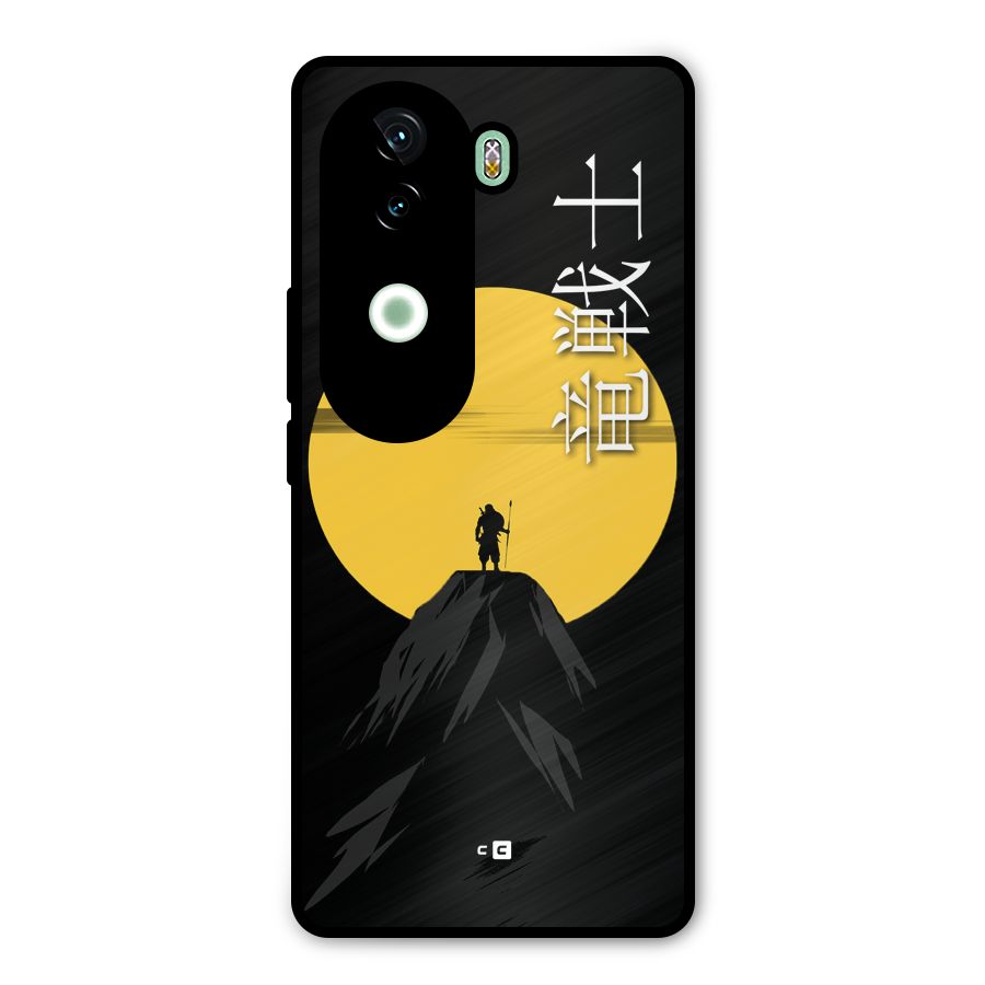Night Warrior Metal Back Case for iQOO Z9s