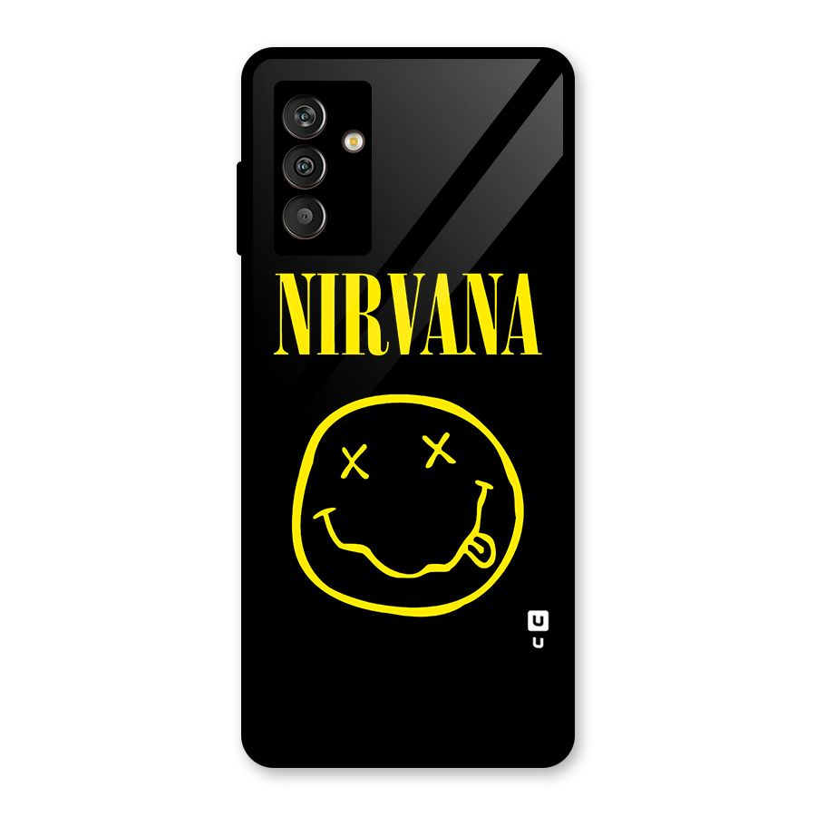 Nirvana Smiley Glass Back Case for Galaxy M13