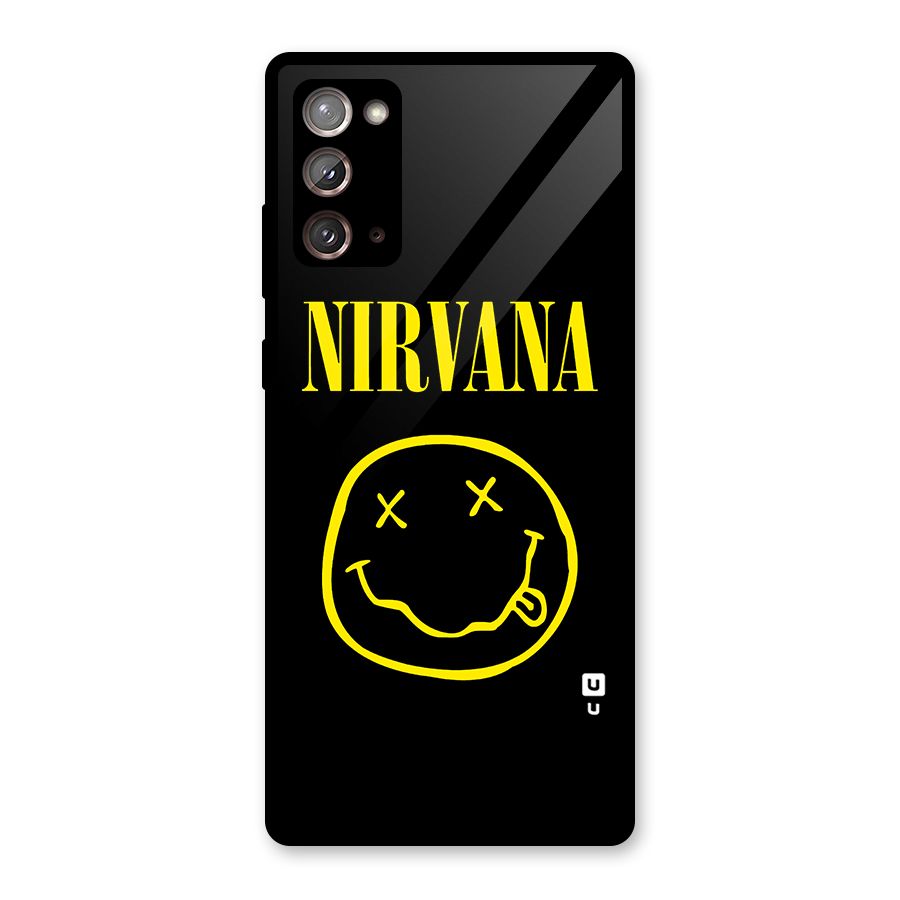 Nirvana Smiley Glass Back Case for Galaxy Note 20