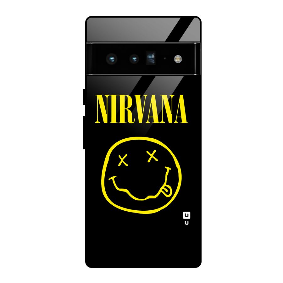 Nirvana Smiley Glass Back Case for Google Pixel 6 Pro