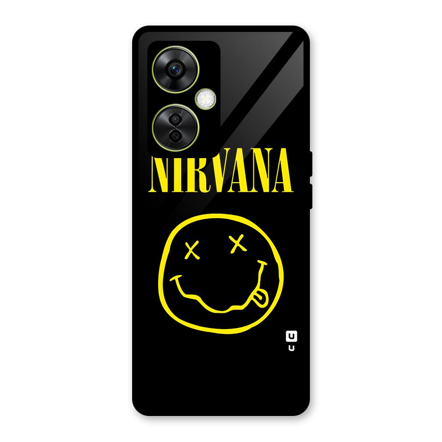 Nirvana Smiley Glass Back Case for OnePlus Nord CE 3 Lite