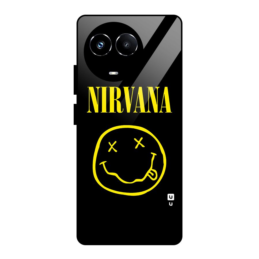 Nirvana Smiley Glass Back Case for Realme 11X