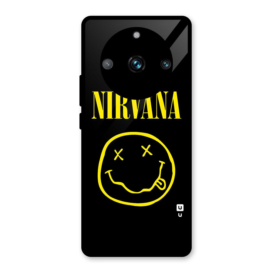 Nirvana Smiley Glass Back Case for Realme 11 Pro