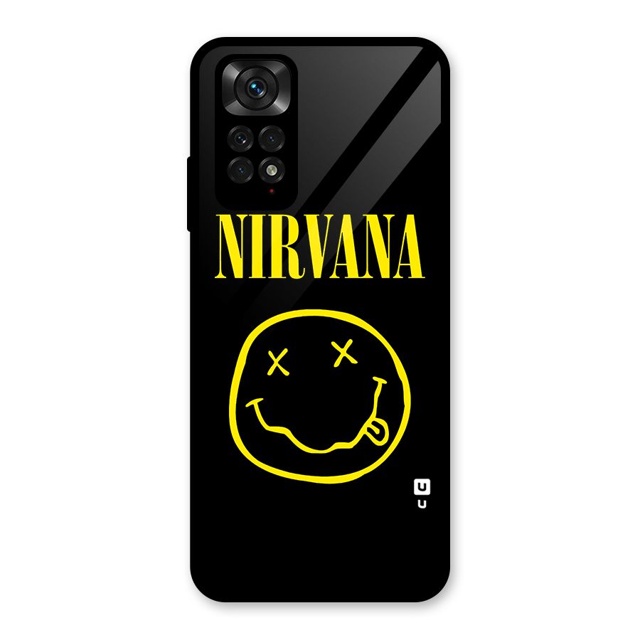 Nirvana Smiley Glass Back Case for Redmi Note 11S