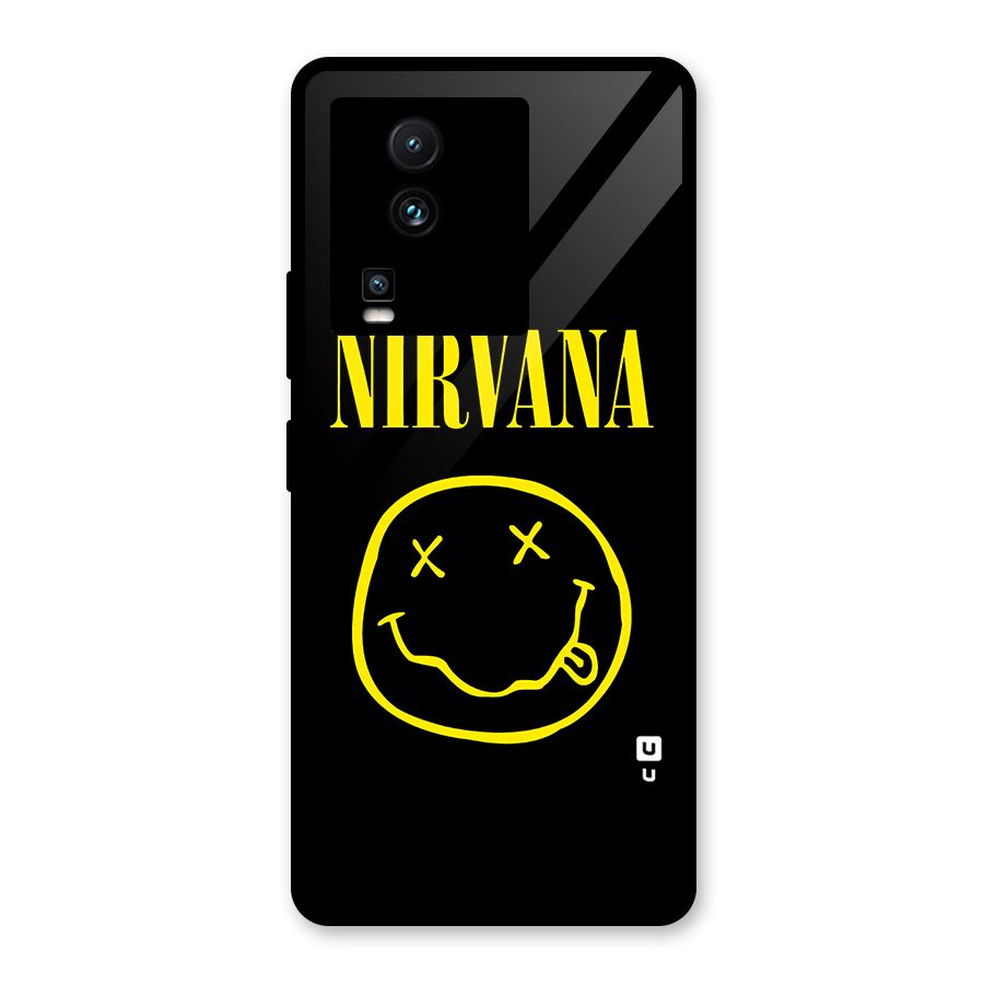 Nirvana Smiley Glass Back Case for Vivo iQOO Neo 7