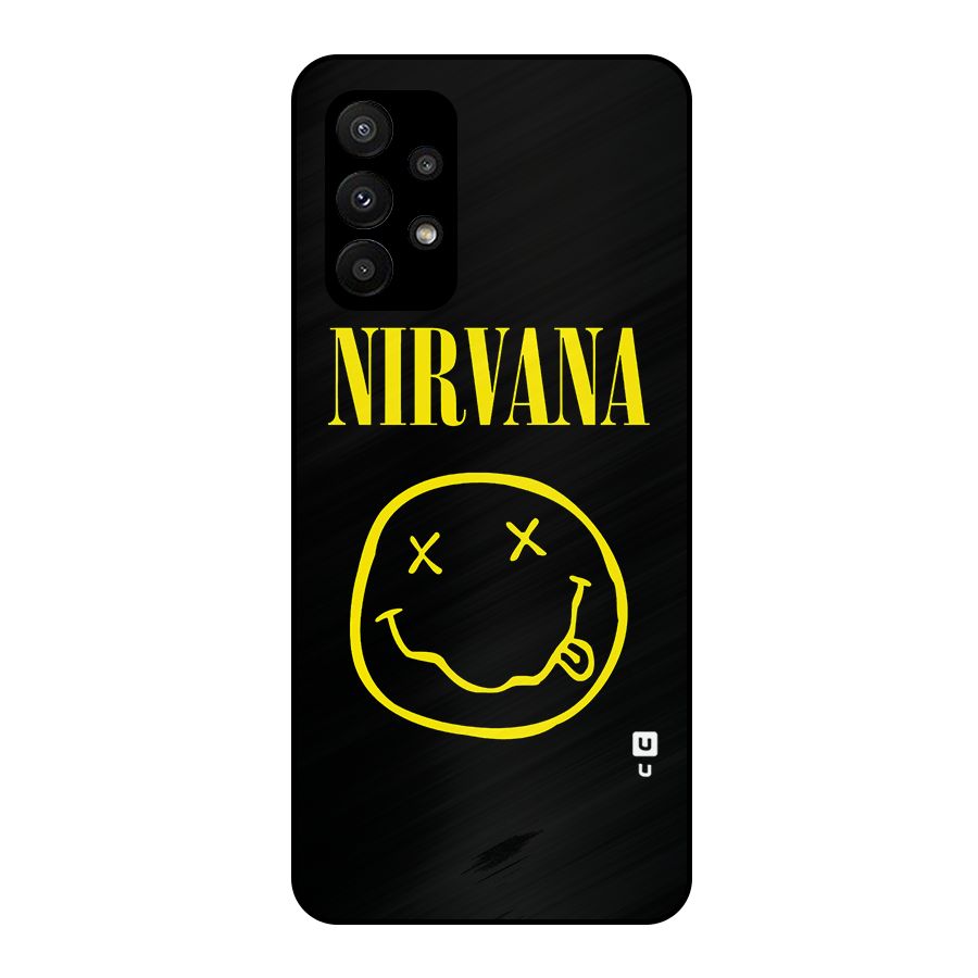 Nirvana Smiley Metal Back Case for Galaxy A23