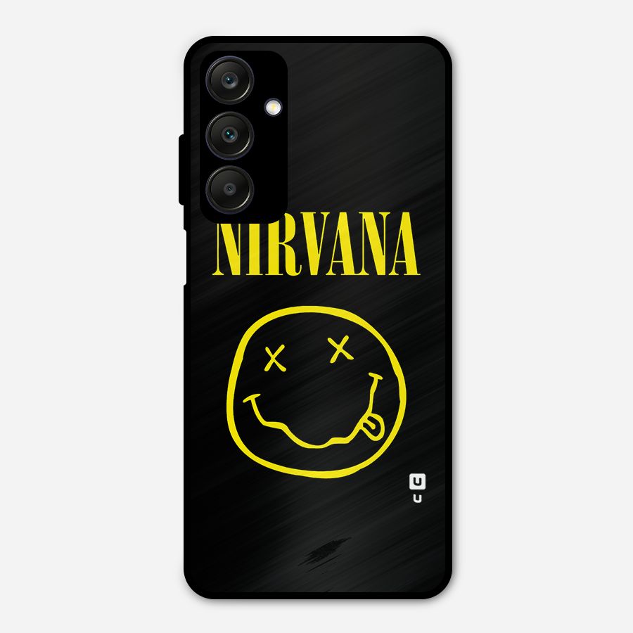 Nirvana Smiley Metal Back Case for Galaxy A25 5G