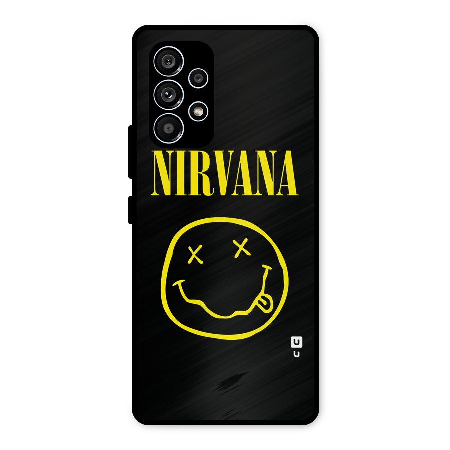 Nirvana Smiley Metal Back Case for Galaxy A53 5G