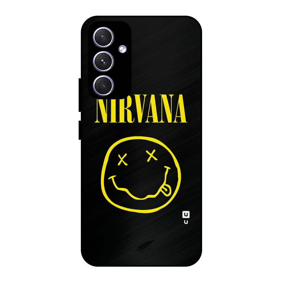 Nirvana Smiley Metal Back Case for Galaxy A54