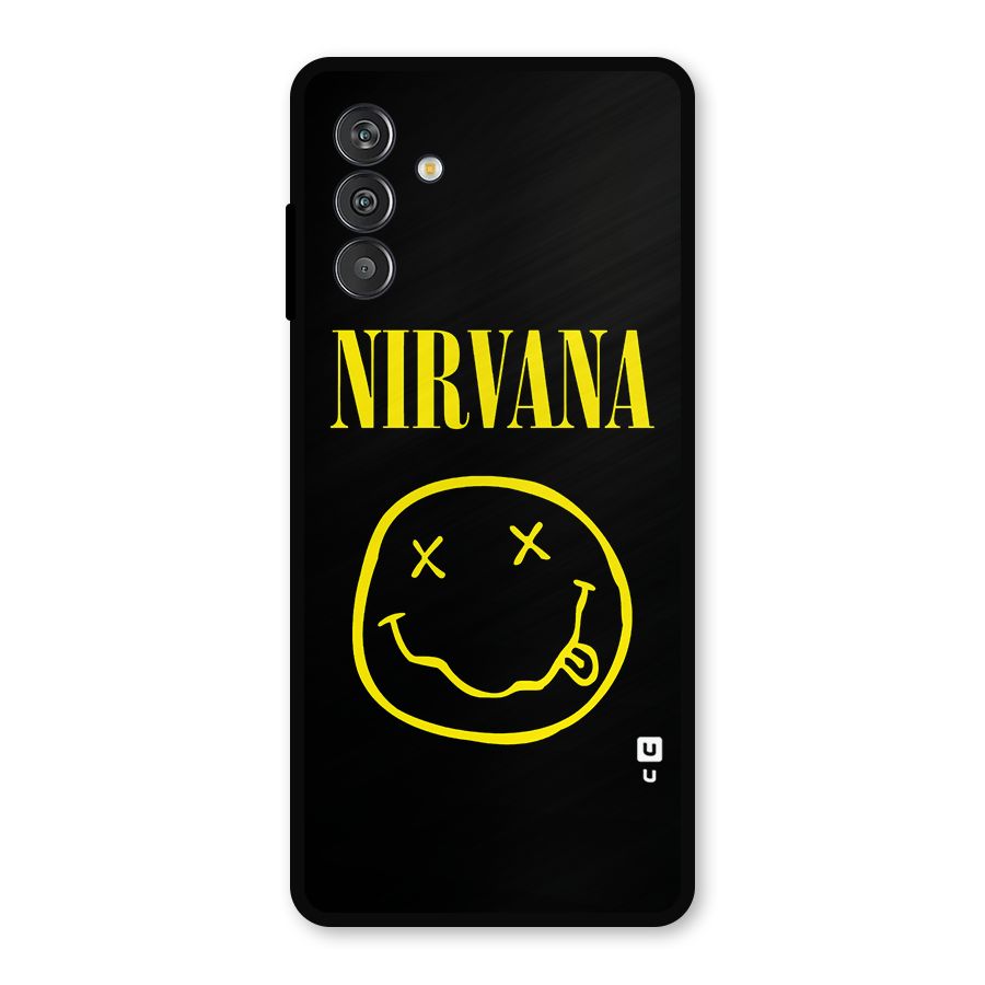 Nirvana Smiley Metal Back Case for Galaxy F13