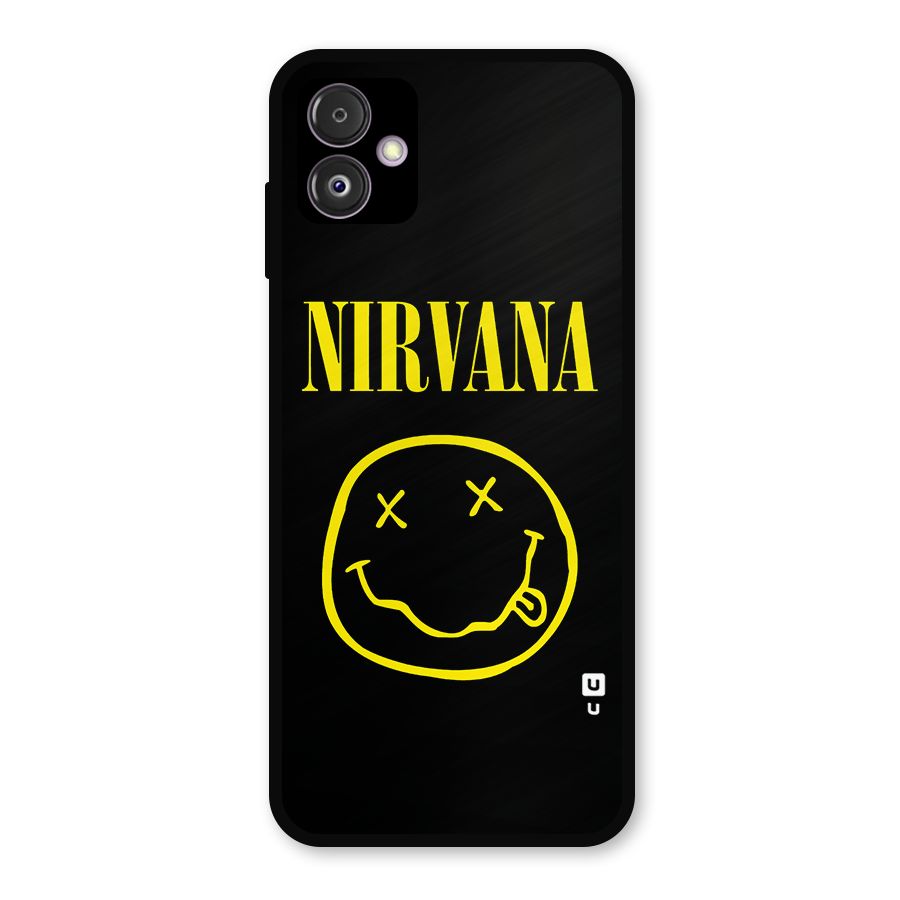 Nirvana Smiley Metal Back Case for Galaxy F14